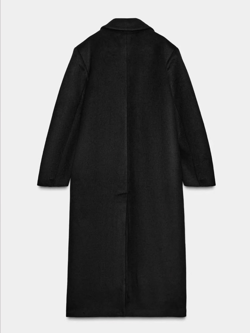 ZARA EXTRA LONG WOOL BLEND COAT, size M - Picture 2 of 9